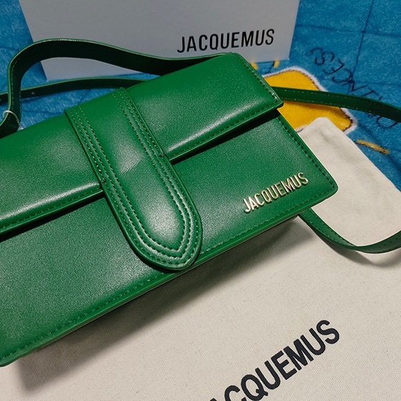 Jacquemus Green Leather Crossbody Bag - Picture 5 of 7